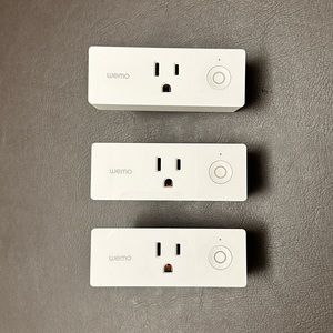 WeMo Smart Plugs, 3-Pack BUNDLE